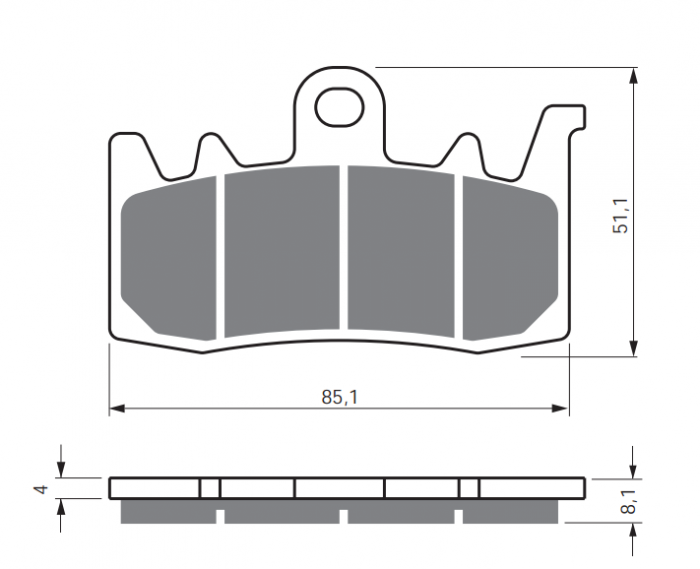 Placute de frana GOLDFREN 328 S3 [1]