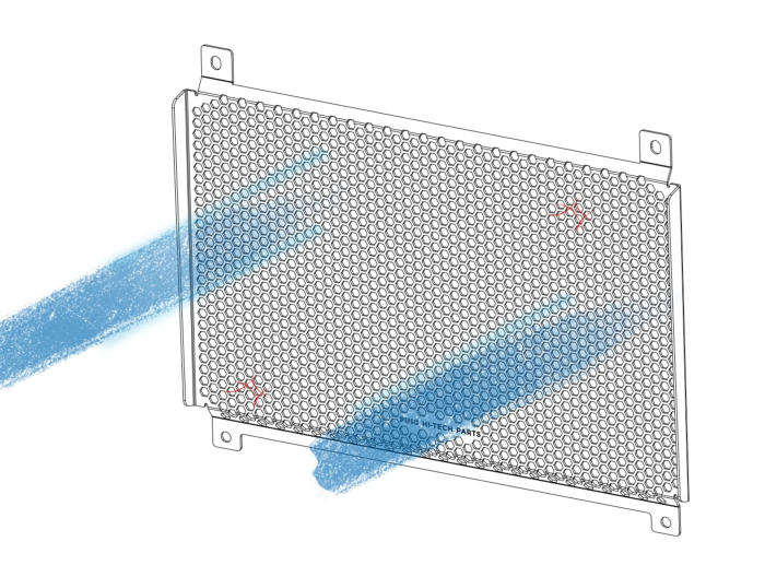 Plastic radiator PUIG 22421N Negru [3]