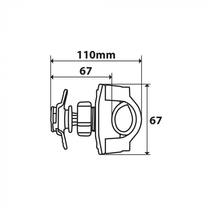 Prindere ghidon Lampa Opti Handle [6]