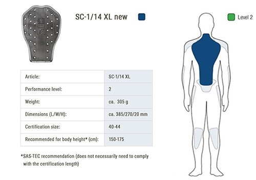 Protectie de spate Sas-Tec Level 2 [2]