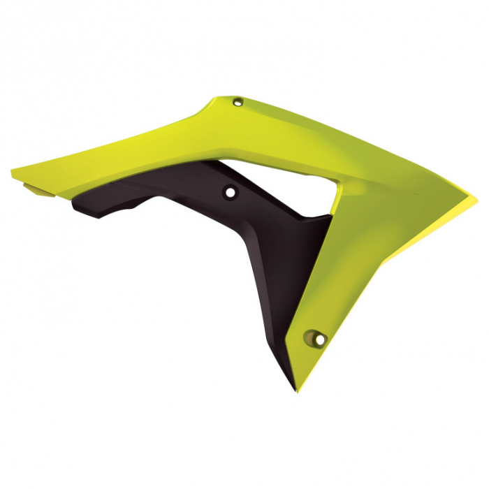 Radiator scoops POLISPORT 8414800006 Yellow/Black [1]