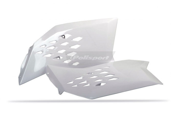 Radiator scoops POLISPORT (pereche) Alb [1]