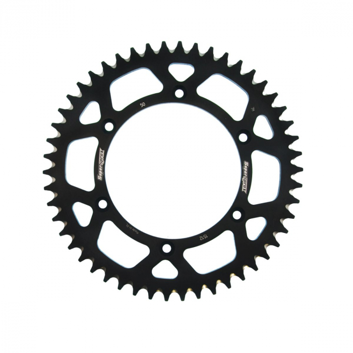 Rear ALU sprocket SUPERSPROX RAL-1512:50-BLK Negru 50T, 520 [1]