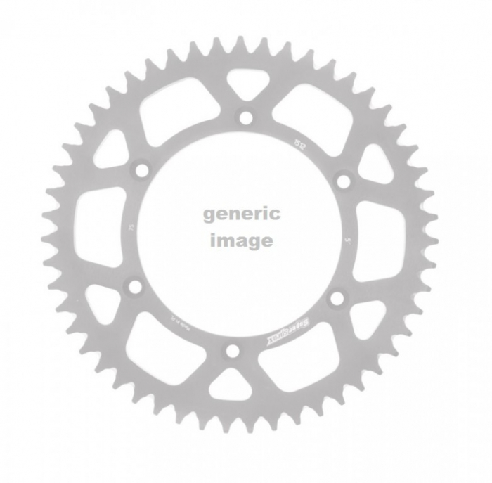 Rear ALU sprocket SUPERSPROX RAL-1512:53-RED Rosu 53T, 520 [1]