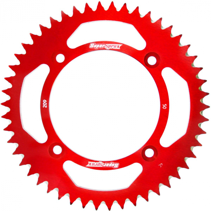 Rear ALU sprocket SUPERSPROX RAL-209:50-RED Rosu 50T, 420 [1]