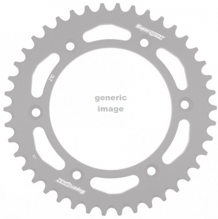 Rear ALU sprocket SUPERSPROX RAL-210:43-RED Rosu 43T, 520 [1]