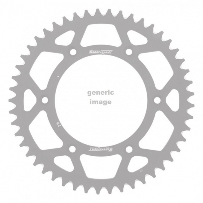 Rear ALU sprocket SUPERSPROX RAL-210:51-BLK Negru 51T, 520 [1]