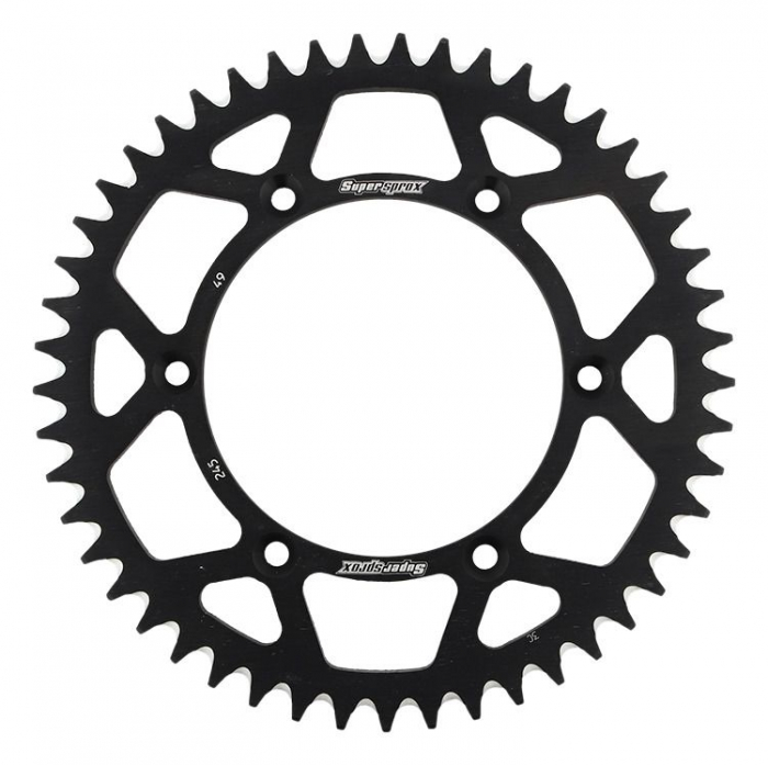 Rear ALU sprocket SUPERSPROX RAL-245:49-BLK Negru 49T, 520 [1]