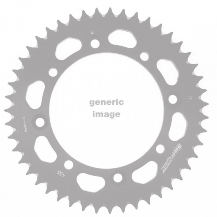 Rear ALU sprocket SUPERSPROX RAL-455:46-BLK Negru 46T, 420 [1]