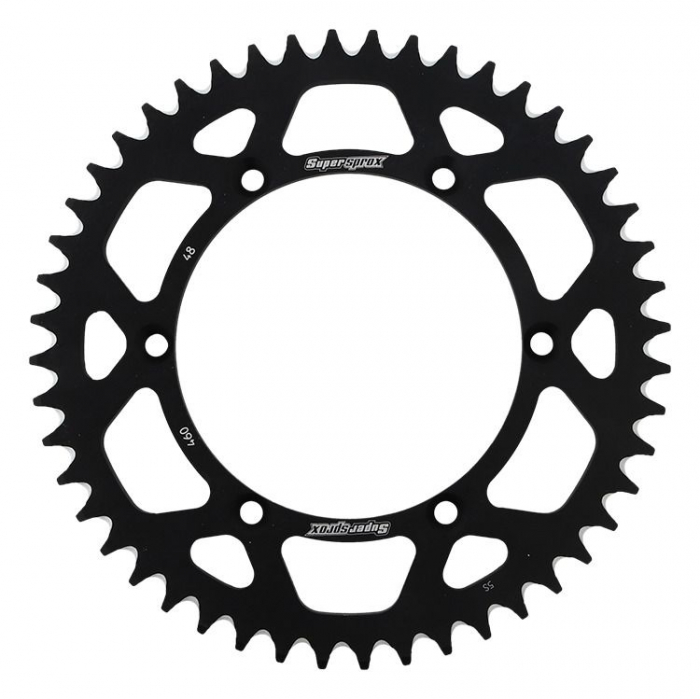 Rear ALU sprocket SUPERSPROX RAL-460:48-BLK Negru 48T, 520 [1]