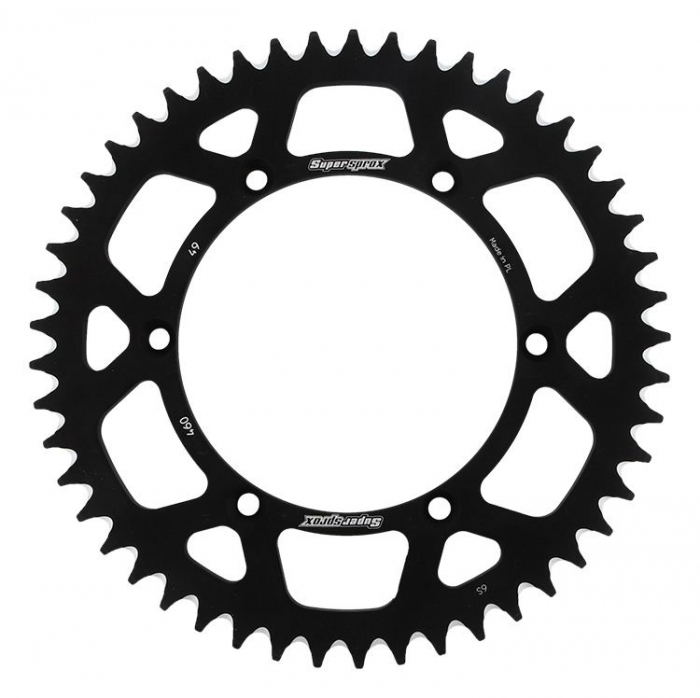 Rear ALU sprocket SUPERSPROX RAL-460:49-BLK Negru 49T, 520 [1]