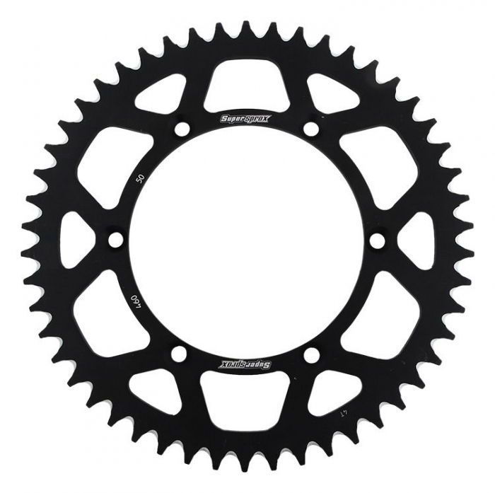 Rear ALU sprocket SUPERSPROX RAL-460:50-BLK Negru 50T, 520 [1]