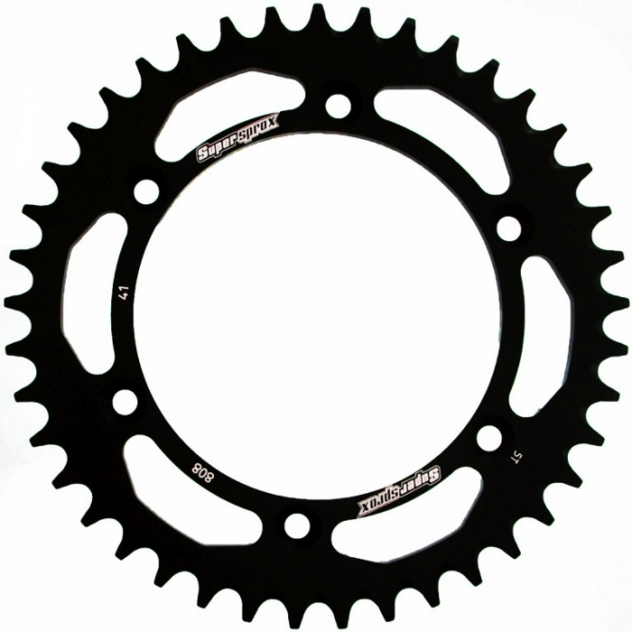 Rear ALU sprocket SUPERSPROX RAL-808:41-BLK Negru 41T, 520 [1]