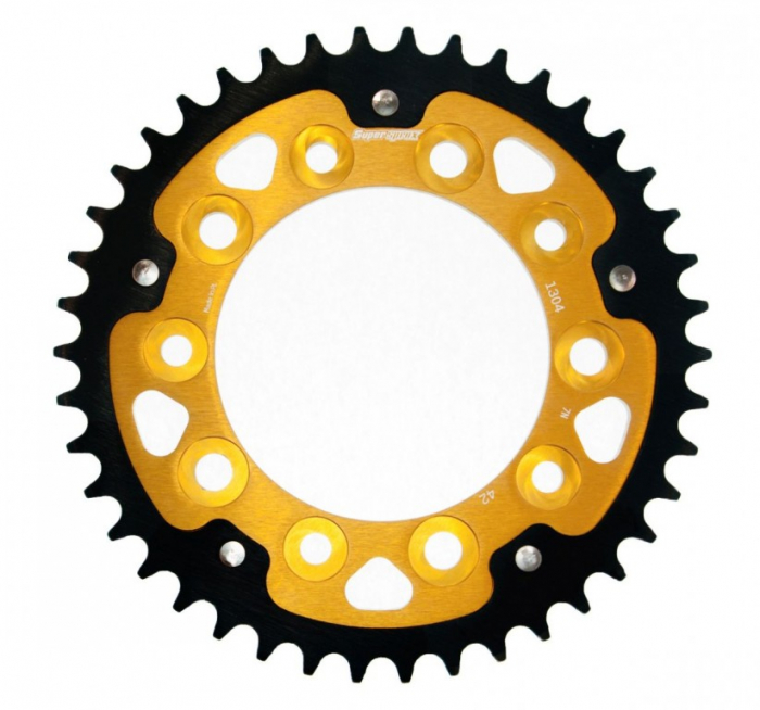 Rear sprocket SUPERSPROX STEALTH RST-1304:42-GLD auriu 42T, 525 [1]