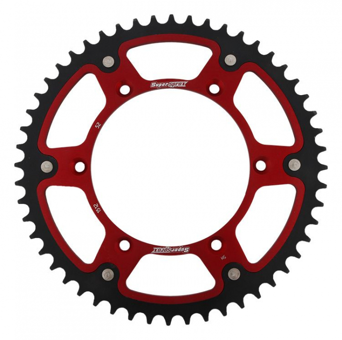 Rear sprocket SUPERSPROX STEALTH RST-1512:52-RED Rosu 52T, 520 [1]