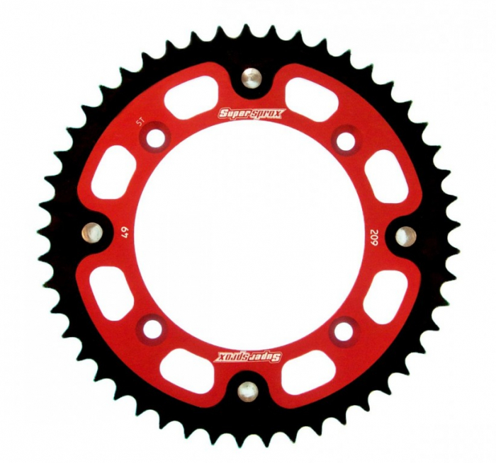 Rear sprocket SUPERSPROX STEALTH RST-209:49-RED Rosu 49T, 420 [1]
