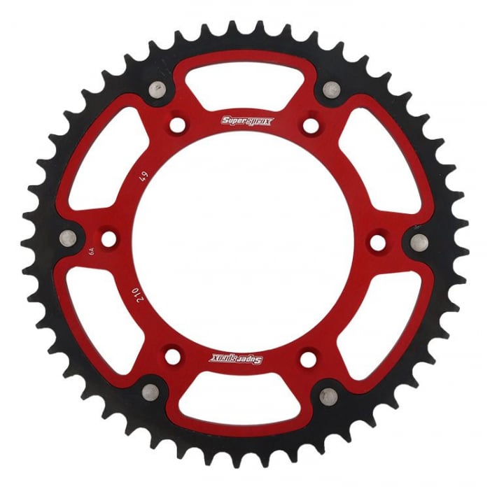 Rear sprocket SUPERSPROX STEALTH RST-210:49-RED Rosu 49T, 520 [1]