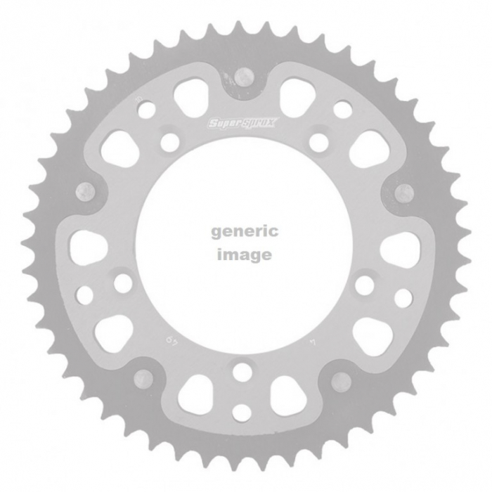 Rear sprocket SUPERSPROX STEALTH RST-4:50-BLK Negru 50T, 420 [1]
