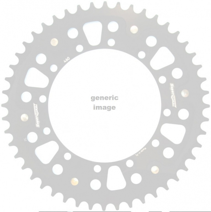 Rear sprocket SUPERSPROX STEALTH RST-460:48-RED Rosu 48T, 520 [1]