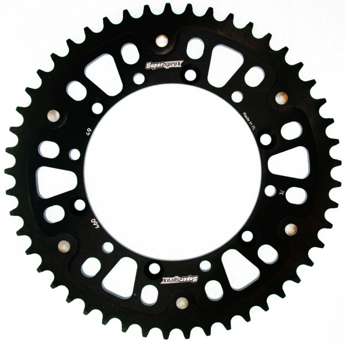 Rear sprocket SUPERSPROX STEALTH RST-460:49-BLK Negru 49T, 520 [1]