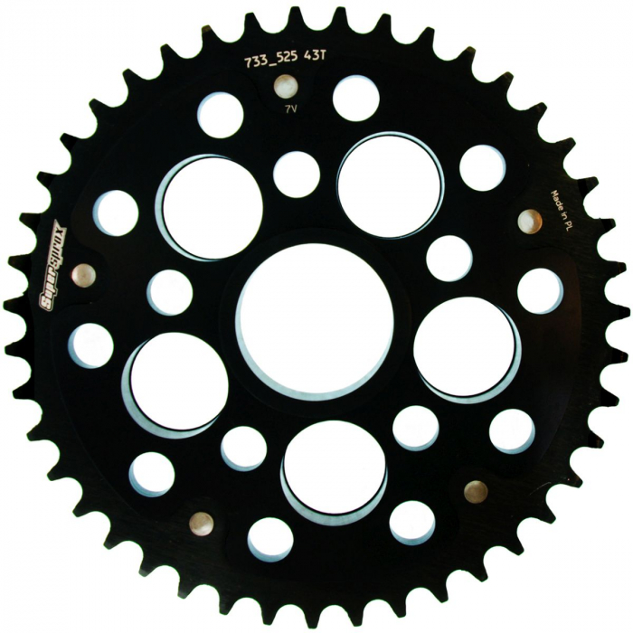 Rear sprocket SUPERSPROX STEALTH RST-733_525:43-BLK Negru 43T, 525 [1]