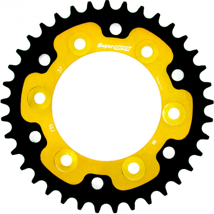 Rear sprocket SUPERSPROX STEALTH RST-735:37-GLD auriu 37T, 520 [1]