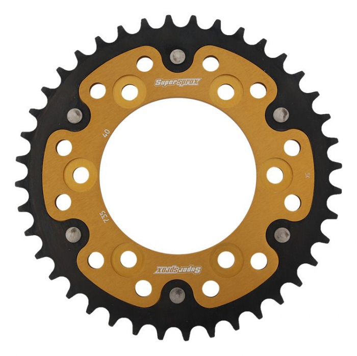 Rear sprocket SUPERSPROX STEALTH RST-735:40-GLD auriu 40T, 520 [1]