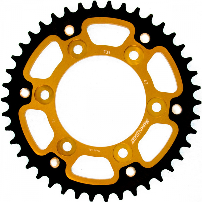 Rear sprocket SUPERSPROX STEALTH RST-735:42-GLD auriu 42T, 520 [1]