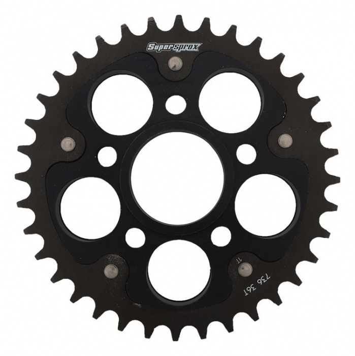 Rear sprocket SUPERSPROX STEALTH RST-736:36-BLK Negru 36T, 520 [1]
