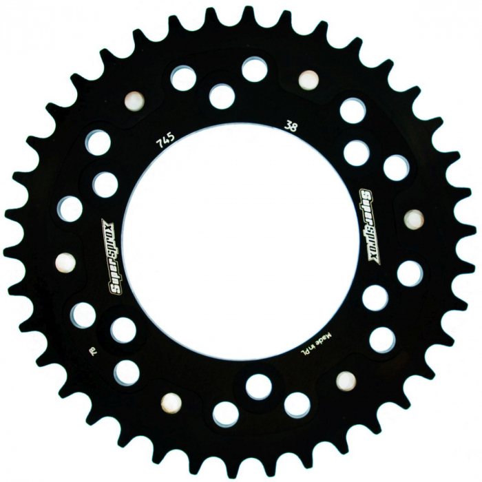 Rear sprocket SUPERSPROX STEALTH RST-745:38-BLK Negru 38T, 525 [1]