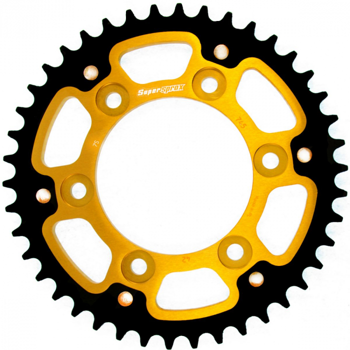 Rear sprocket SUPERSPROX STEALTH RST-745:42-GLD auriu 42T, 525 [1]