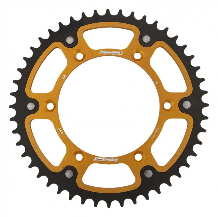 Rear sprocket SUPERSPROX STEALTH RST-808:48-GLD auriu 48T, 520 [1]