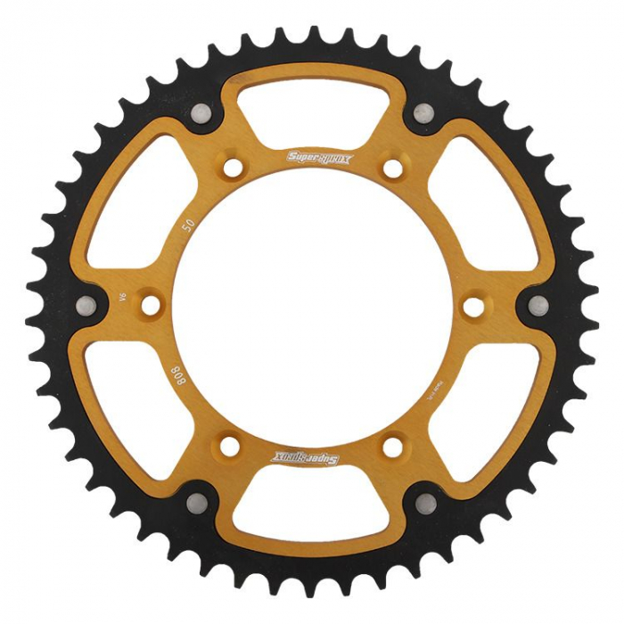 Rear sprocket SUPERSPROX STEALTH RST-808:50-GLD auriu 50T, 520 [1]