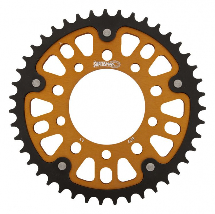 Rear sprocket SUPERSPROX STEALTH RST-829:43-GLD auriu 43T, 530 [1]