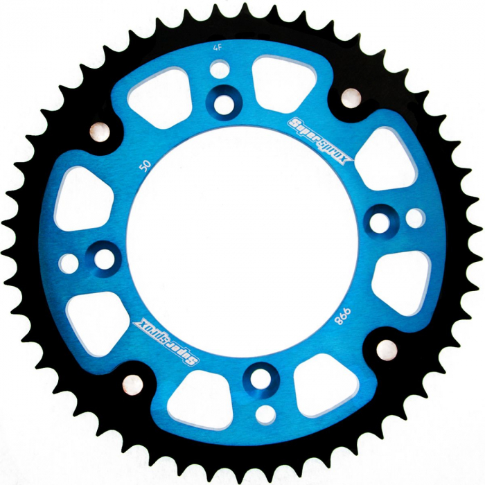Rear sprocket SUPERSPROX STEALTH RST-998:50-BLU Albastru 50T, 428 [1]
