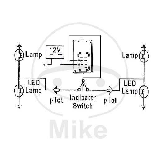 Releu de semnalizare JMP LED 12V 7 poli [2]