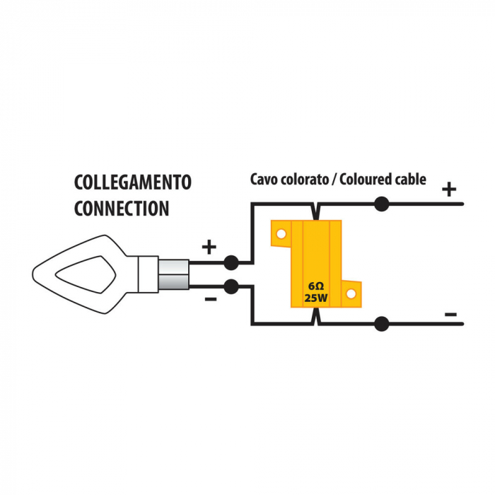Rezistenta semnalizare Lampa cu conectare rapida [4]