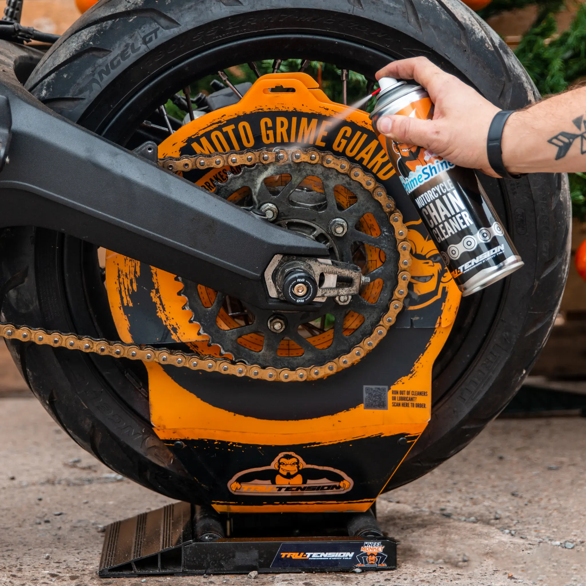 Scut de protectie moto TRU-TENSION Grime Guard [3]