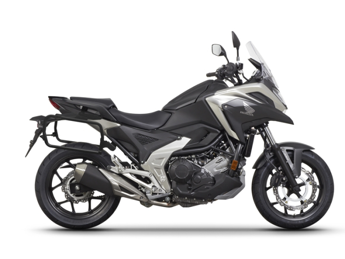 Set complet de cutii de aluminiu SHAD TERRA, 48L cutie centrala si  36L / 36L cutii laterale, incluzand kit montaj si placa SHAD HONDA NC 750 X 2021- [19]