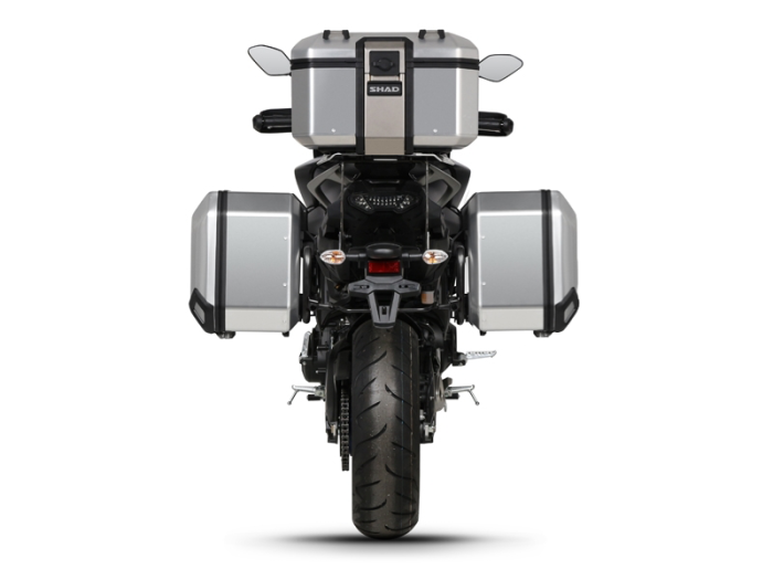 Set complet de cutii de aluminiu SHAD TERRA, 37L cutie centrala si 36L /36L cutii laterale, incluzand kit montaj si placa SHAD YAMAHA MT-09 Tracer / Tracer 900 [19]