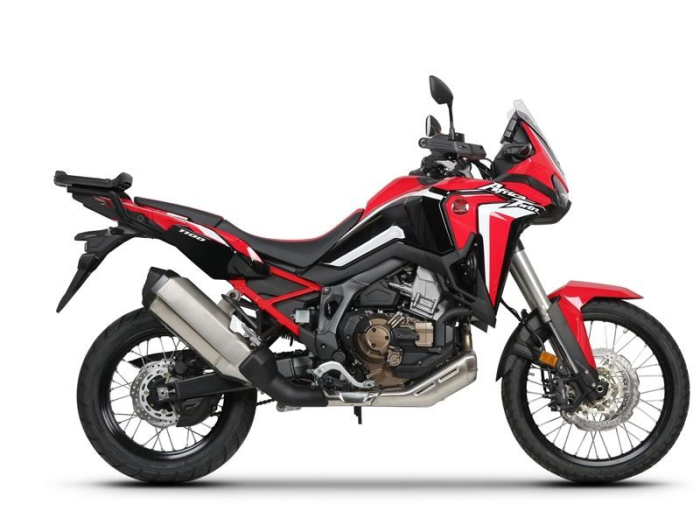 Set complet de genti laterale adventure SHAD TERRA TR40 si topcase din aluminiu SHAD TERRA TR55 PURE BLACK, incluzand kitul de montaj SHAD HONDA CRF 1100 L AFRICA TWIN [7]
