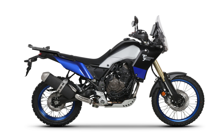 Set complet de genti laterale adventure SHAD TERRA TR40 si topcase din aluminiu SHAD TERRA TR55 PURE BLACK, incluzand kitul de montaj SHAD YAMAHA TENERE 700 [7]
