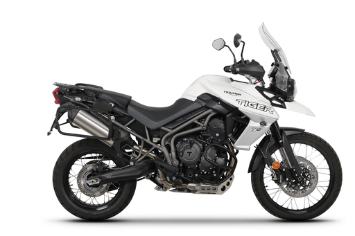 Set complet de genti laterale adventure SHAD TERRA TR40 si topcase din aluminiu SHAD TERRA TR55 PURE BLACK, incluzand kitul de montaj SHAD TRIUMPH TIGER 800 [8]
