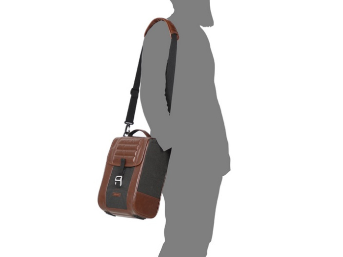 Side bag SHAD CAFE RACER SR38 X0SR38 10l Brown [6]