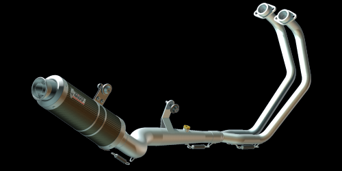 Sistem de evacuare complet 1x1 MIVV GP X.YA.0008.S2S Carbon/Capac carbon [1]