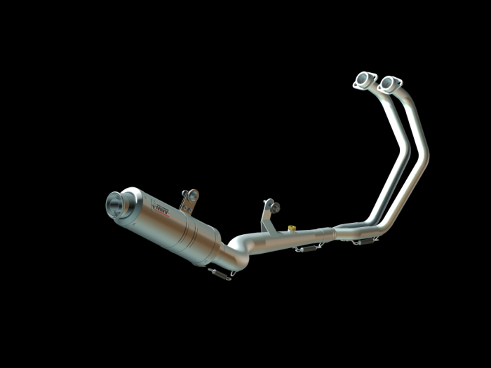 Sistem de evacuare complet 1x1 MIVV GP X.YA.0008.S6S Titan / Capac Carbon [1]