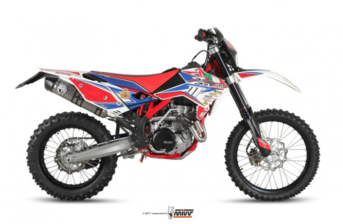 Sistem de evacuare complet 1x1 MIVV OVAL M.BE.004.LXC.F Otel inoxidabil / Capac Carbon [2]