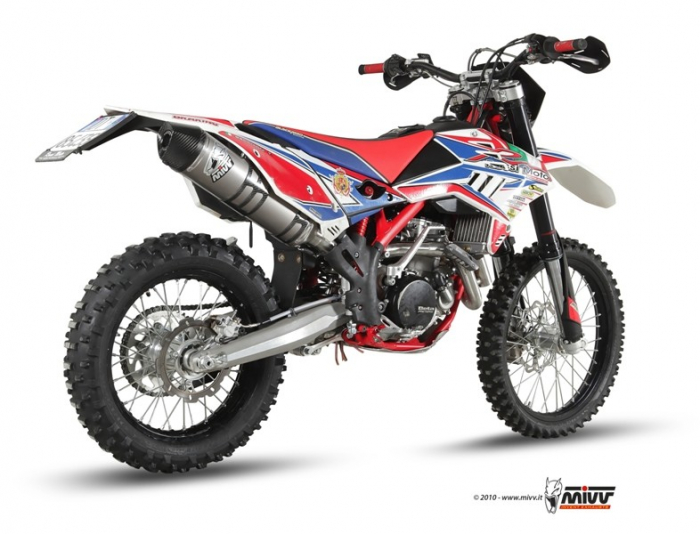 Sistem de evacuare complet 1x1 MIVV OVAL M.BE.004.LXC.F Otel inoxidabil / Capac Carbon [3]