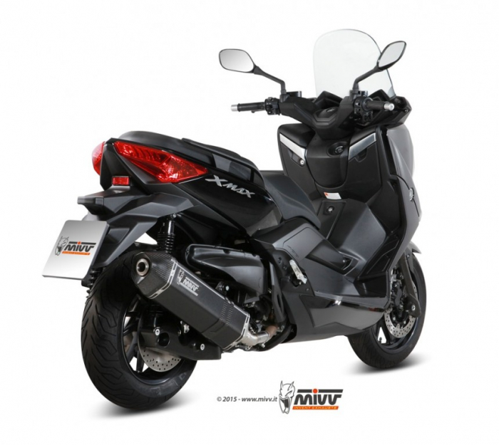 Sistem de evacuare complet 1x1 MIVV SPEED EDGE Y.043.LRB negru otel [3]