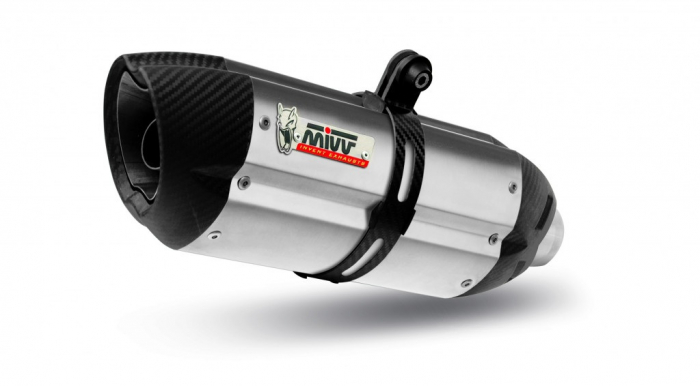 Sistem de evacuare complet 1x1 MIVV SUONO S.055.L7 Stainless Steel / Carbon cap [1]